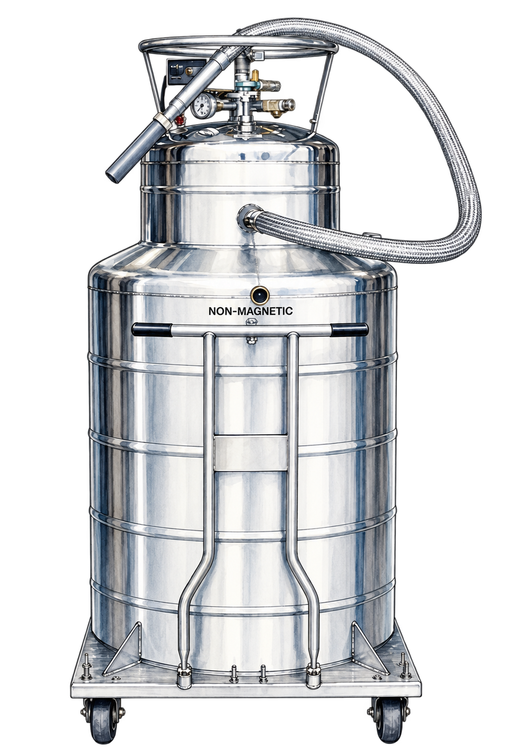 Cryogenic helium vessel